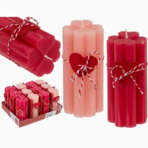 CANDELA CILINRICA HEATS 6X6X13CM