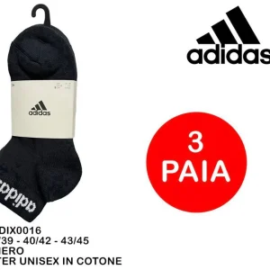 CALZINO unisex cotone ADIDAS 3paia