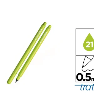 Tratto pen metal look verde primavera 0,5mm 21