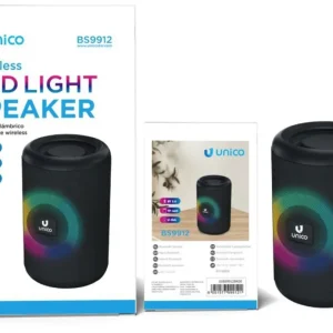 UNICO altoparlante bluetooth luce anulare colora BS9912