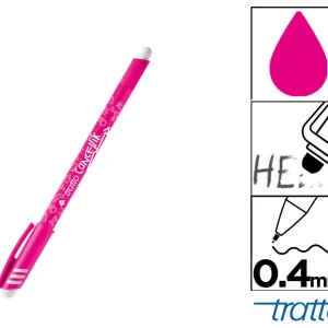 Tratto penna cancellabile fuscia