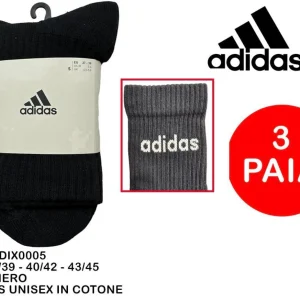 CALZINO  TENNIS unisex cotone 3paia