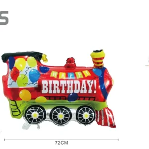 Palloncino treno happy birthday