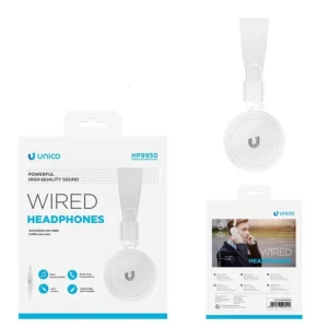 UNICO cuffia con microfono bianco HP9950