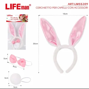 CERCHIETTO PER CAPELLI CON ACCESSORI