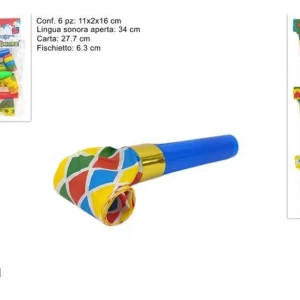 LINGUE SONORE SET 6PZ IN CARTA ASS