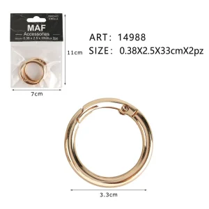 MOSCHETTONI A SCATTO ROTONDI  14988