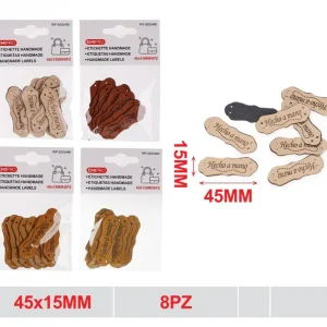 EMI ETICHETTE HANDMADE 45*15MM 8PZ