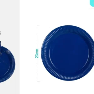 PIATTI di carta blu 23cm 20pz
