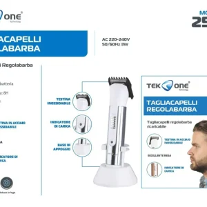 TEK ONE tagliacapelli regolabarba mod.2577