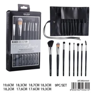 MELISSA pennello trucco 8pz custodia