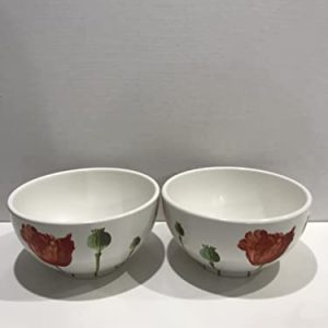 Scherzer - Set 2 Coppette "Pavots d'Orient"