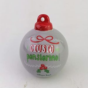 Villa d’Este Home Tivoli - Palla Natalizia in Ceramica 9,5cm