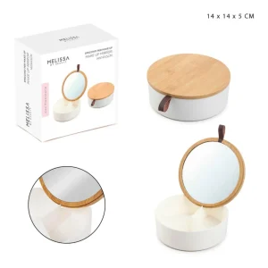 MELISSA porta gioie con specchio 14x14x5cm