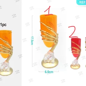 HALLOWEEN calice da champagne  17,5x6,5cm