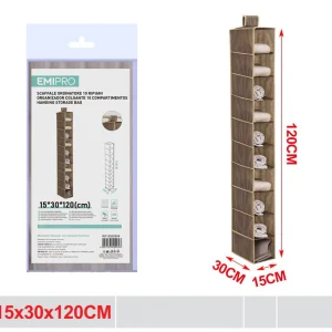 SCAFFLE ordinatore 10 ripiani  15x30x120cm