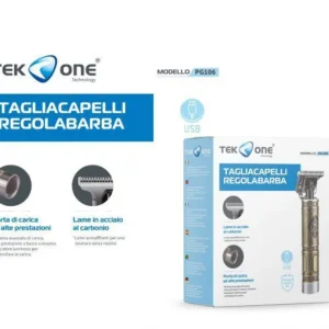 TEK ONE tagliacapelli regolabarba ricaricabile PG106