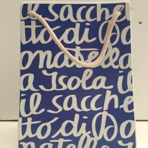 Vaso portafiori mod sacchetto in ceramica h cm 22x17x10 by Isabella Isola