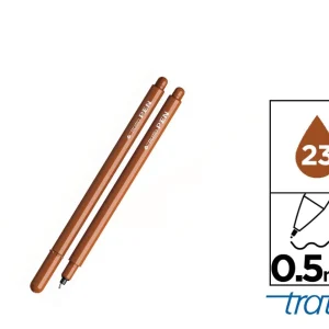 Tratto pen metal look ocra rossa 0,5mm 23