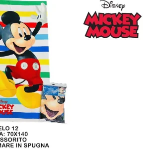 TELO mare in spugna MICKEY MOUSE 70x140cm