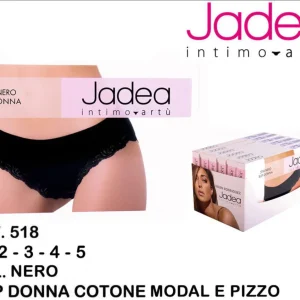 JADEA slip donna pizzo nero  518