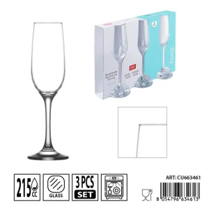 DC CASA calice “Parigi” 215cc 3pz