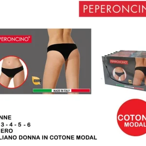 PEPERONCINO brasiliano cotone nero Art.Anne