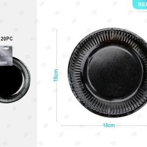 HALLOWEEN PIATTO di carta 18cm 20pz