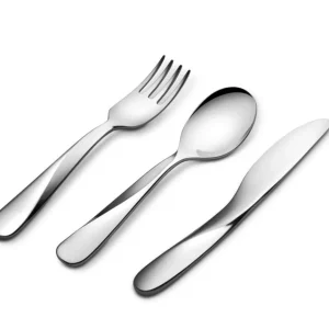 Alessi - Set da Tavola "Giro Kids" in Acciaio Inox