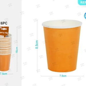 HALLOWEEN BICCHIERE DI carta 250cm 16pz