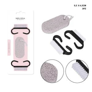 MELISSA pietra pomice  2 spazzole