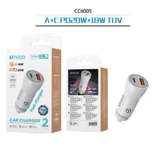 UNICO adattatore presa auto 20W+18W CC6005