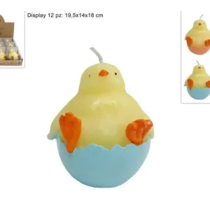 PASQUA candela pulcino H5xL5cm