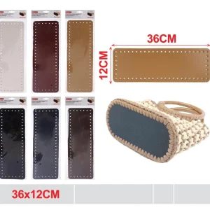 PELLE per il fondo di una borse 36x12cm