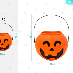 HALLOWEEN secchio per dolci grande  20x16cm