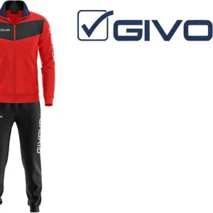 TUTA GIVOVA rosso/nero