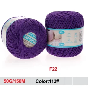 Filo cotone VIOLA 50g/150m