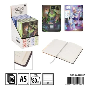 PRYMA L/manga memo book con rigida A5 96ff 1R