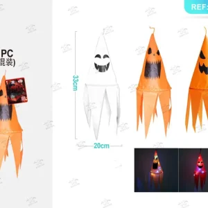 HALLOWEEN cappello con luci  33x20cm