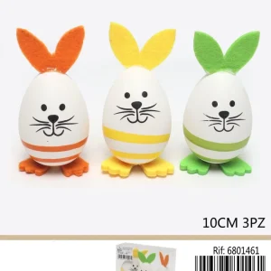 UOVA coniglietto 10cm 3pz