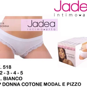 JADEA slip donna e pizzo bianco   518
