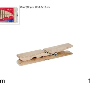 MOLLETTE  LEGNO 12PZ