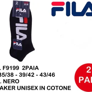 FILA sneaker unisex in cotone 2paia  F9199