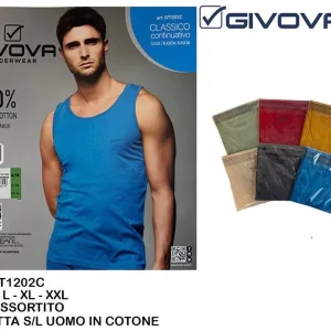 GIVOVA CANOTTA uomo cotone GT1202C