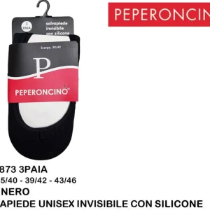 PEPERONCINO SALVAPIEDE unisex invisibile con silicone 873