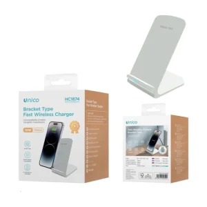 UNICO caricabatterie wireless verticale per telefono 15W  HC1874