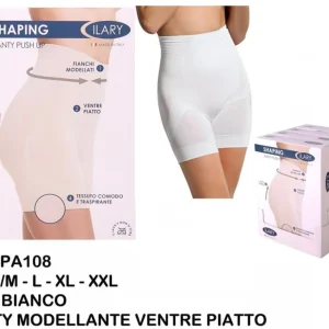 PANTY modellante ventre piatto bianco