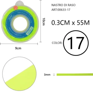 NASTRO di raso 0,3cmx55m 17