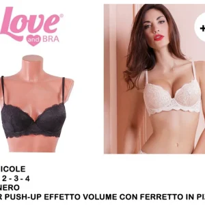 NICONE super push-up effetto volume con ferretto in pizzo nero