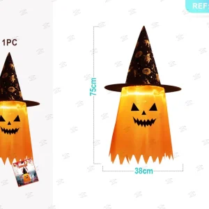 HALLOWEEN cappello in stampa dorata  75x38cm